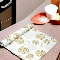 Aura White Set of 1 Water Resistant Shelf Liner Organisers-12