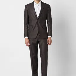 Van Heusen Slim-Fit Single-Breasted Two-Piece Suits-image-39