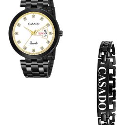 CASADO Men Analogue Watch & Bracelet Gift Set-image-94