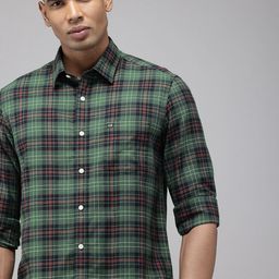Arrow Sport Checked Manhattan Slim Fit Opaque Pure Cotton Casual Shirt-image-64