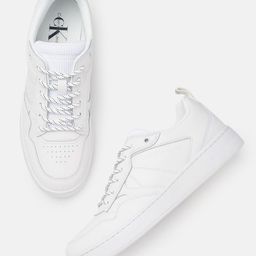 Calvin Klein Men Basket Cupsole Laceup Hiking Perforated Leather Sneakers-image-38