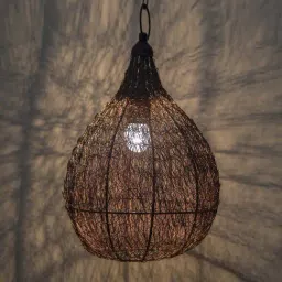 Homesake Copper Wire Mashed Pendant Light - Set of 1-image-85