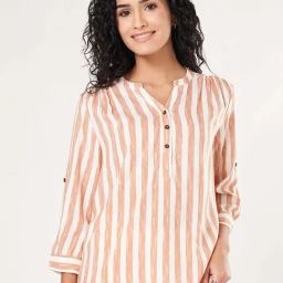 Honey by Pantaloons Brown Printed Top-image-50