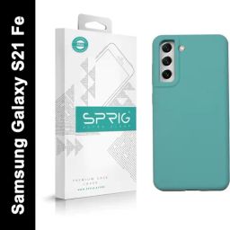 Sprig Liquid Silicone Back Cover for Samsung Galaxy S21 FE 5G (Blue)-image-90