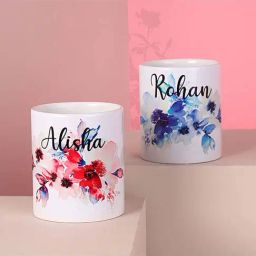 FNP Personalised Name Couple Mugs - Set of 2-69