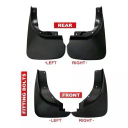 Auto Pearl Front and Rear Mud Guard For Maruti Baleno (Black) Set of 4 Pcs image 3