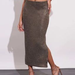 Globus Gold Textured Skirt-picture-1