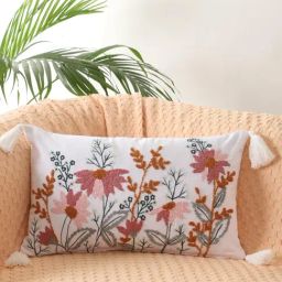 Jamio Firati Multicolor Cotton Hand Embroidery Cushion Cover-image-49