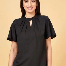 Annabelle by Pantaloons Black Regular Fit Top-image-96