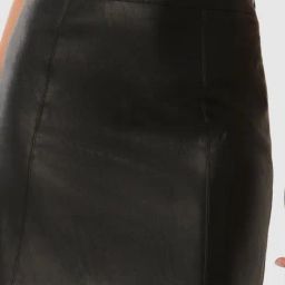Forever New Black A-Line Solid Skirt-image-23