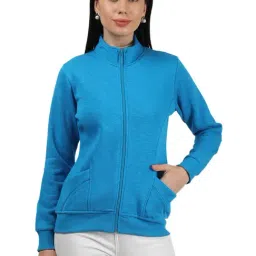 Monte Carlo Blue Textured Sweatshirt-image-79
