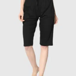 Vimal Jonney Black Regular Fit Capris-image-58