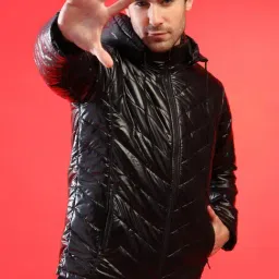Campus Sutra Black Quilted Full Sleeves Jacket-picture-11