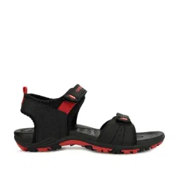 Campus Men's Black Floater Sandals-image-97