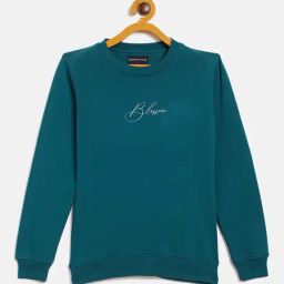 Crimsoune Club Kids Blue Printed Sweatshirt-image-115