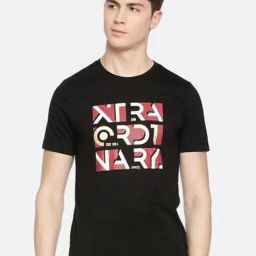 Dollar Black Regular Fit Printed T-Shirt-image-51