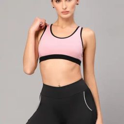 Style Quotient Pink Cotton Sports Bra-image-64