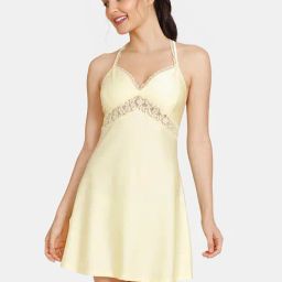 Zivame Yellow Babydoll With Bikini Panty-image-28
