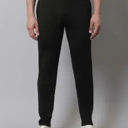 Jainish Black Tapered Fit Trackpants-picture-12