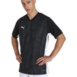 Puma Black Slim Fit Printed T-Shirt-image-82