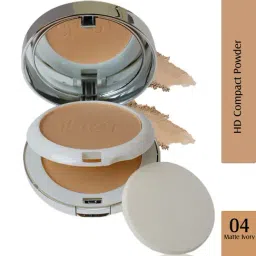 Glam21 HD Compact Powder 04 Matte Ivory - 20 gm-image-6