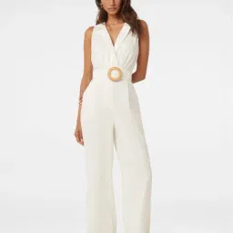 Forever New Paulina Petite Collar Detail Jumpsuit With Belt-picture-28