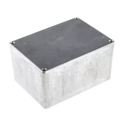 RS PRO Silver Die Cast Aluminium Enclosure, IP66, Silver Lid, 139.1 x 101.5 x 76.7mm Model No 5173456-image-20