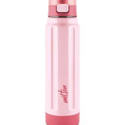 Milton Pink Taurus 900 Steel Thermoware Cold PU Insulated, Leak Proof Water Bottle (665 ml)-picture-20