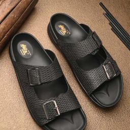 Hitz Men's Black Casual Sandals-image-13
