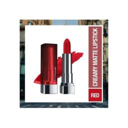 Maybelline New York Color Sensational Creamy Matte Lipstick - 640 Red Liberation, 3.9g image 4