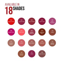 Glam21 Super Matte Color Stick with Sharpener 12 Flaunt - 3.5 gm image 5