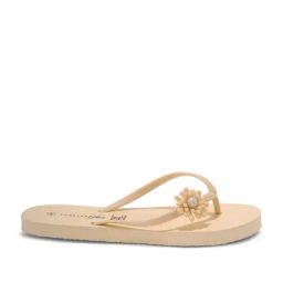 Forever Glam by Pantaloons Women's Off White Flip Flops-picture-48