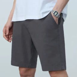 The Souled Store Grey Regular Fit Solid Shorts-picture-44