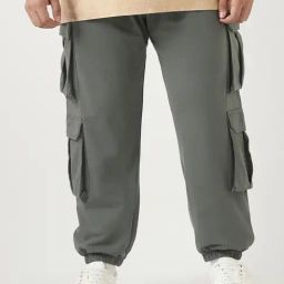 Bewakoof Grey Loose Fit Joggers-picture-22