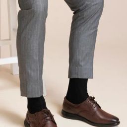 Zoom Shoes Men's Brown Derby Shoes-image-23