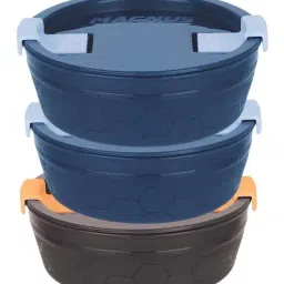 Magnus Blue Stainless Steel Utility Container - Set of 3-27