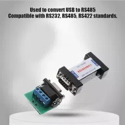 PremiumAV RS232 to RS485 Converter Adapter Passive DB9 Serial Interface with Terminal Board Communication Module for PLC, Modbus, CNC, Microcontroller image 5
