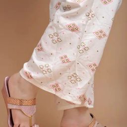 Shoetopia Women's Gold Toe Ring Wedges-image-49