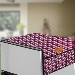 The Furnishing Tree Violet Printed Refrigerator Cover-image-92