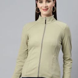 Nayam by Lakshita Green Fleece Solid Jackets-image-20