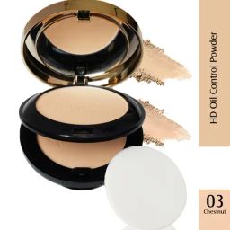 Glam21 HD Oil Control Compact Powder 03 Chestnut - 20 gm-17