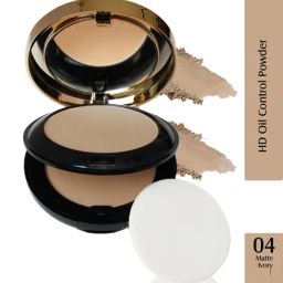 Glam21 HD Oil Control Compact Powder 04 Matte Ivory - 20 gm-image-82