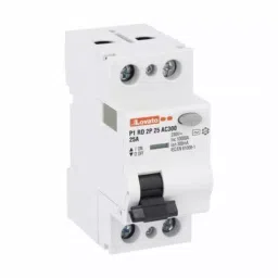 Lovato P1RD Residual Current Circuit Breaker, 25A, 2 Pole, 300mA, Type AC, 230 V AC, P1RD2P25AC300-10