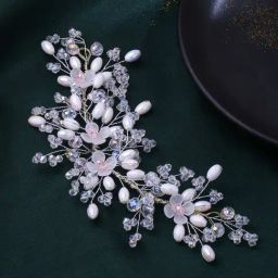 NVR Embellished Beaded Hair Accessory for Women-image-1