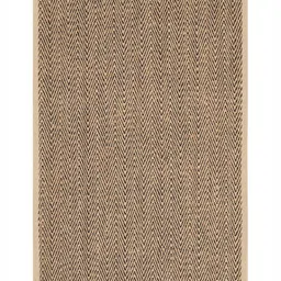 Saral Home Beige Chevron Textured Anti-Skid Jute Cotton Carpet-image-19