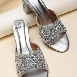 Rocia Women Wedding Silver Sandal-image-86