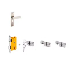 Dorset HL Series -Elina HL ELN 203 mm(8 Inch) SC Finish Combo Lock Sets With Mortise Lever Lock (KY)-20