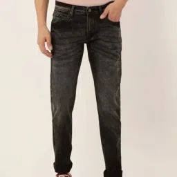 Peter England Black Skinny Fit Jeans-picture-32