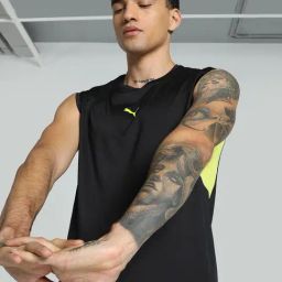 Puma One8 Puma One8 Black Regular Fit Tank Tee-image-27