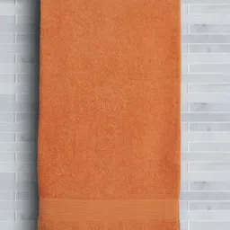 Maspar Orange Cotton Bath Towel (Medium)-picture-18